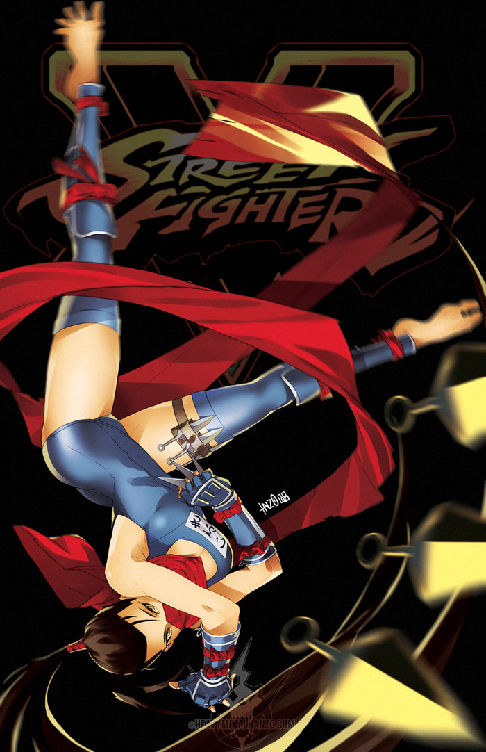 Ibuki  Street Fighter V Street Fighter V, , Ibuki, Street Fighter, Metalhanzo, Anime Art