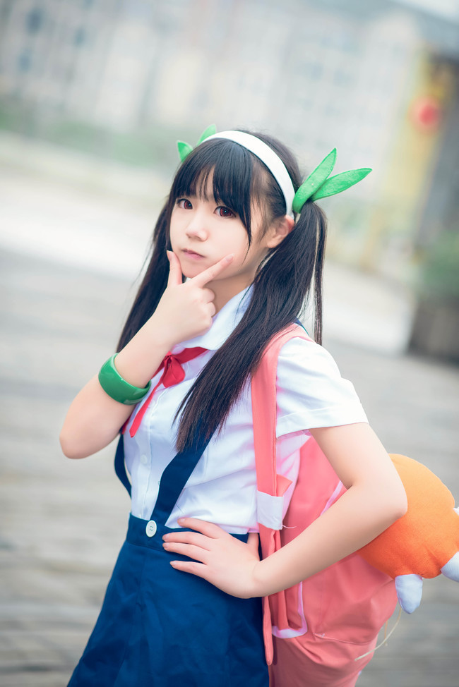 ... and I will marry you, Hachikuji! - Monogatari series, Anime art, Anime, Hachikuji Mayoi, Cosplay, Longpost