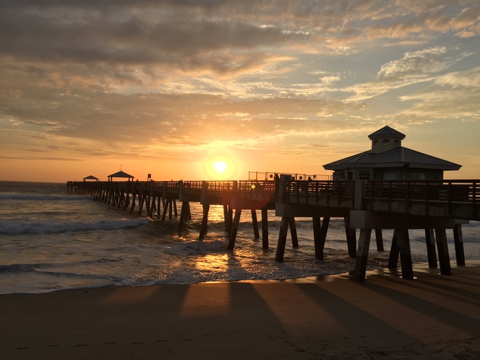 Sunrise. - My, No filters, Sunrise, Ocean, USA