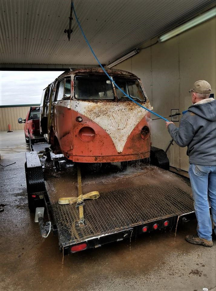 История одного Bulli из Восточной Оклахомы. volkswagen T1, Археологические раскопки, Реставрация авто, видео, длиннопост