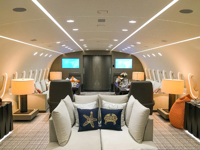 What does a $70,000 an hour plane look like? - Airplane, Luxury, The photo, Longpost