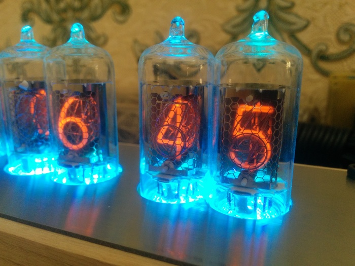 Часы на немецких лампах z573m (z5730m) Nixie clock, Лампа, Никси, Ламповые часы, Длиннопост