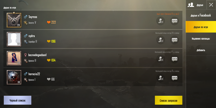 Подскажите "ПАБГ"Что означают жёлтые сердечки? Информации в сети не нашел( Думаю не одного меня интересует этот вопрос)