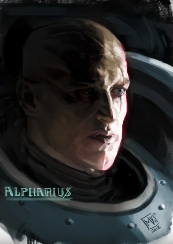 Alpharius/Omegon by Miguel Iglesias - Warhammer 30k, Alpha-legion, Alpharius, Omegon, Miguel Iglesias, Primarchs, Wh Art, Longpost