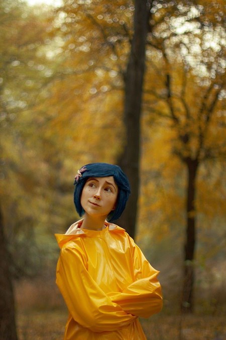 Cosplay Coraline in the Land of Nightmare - My, Cosplay, Coraline in Nightmare Land, Forest, Autumn, Longpost