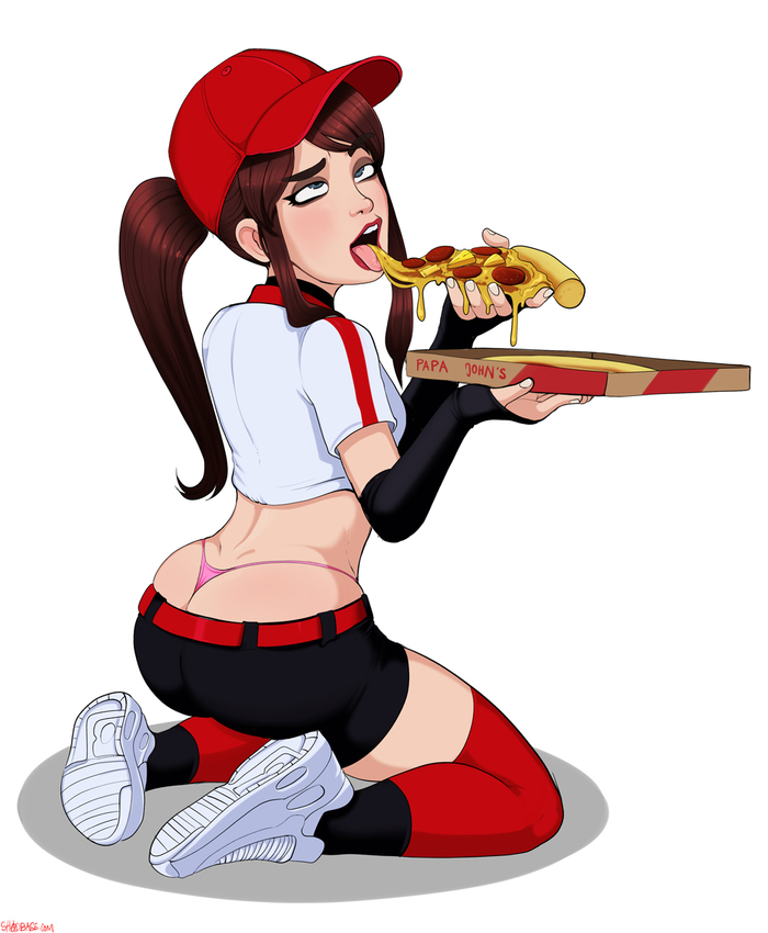 Sneaky Pizza Boi - NSFW, Its a trap!, League of legends, Shadman, Games, Art, Pizza Delivery Sivir, Longpost