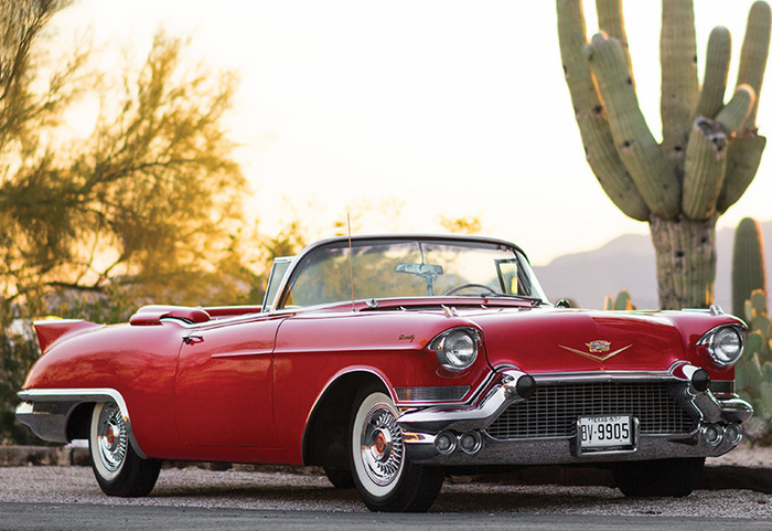 Cadillac Eldorado Biarritz (1957)
 - Auto, USA, 1950, Red, Longpost, Cadillac Eldorado