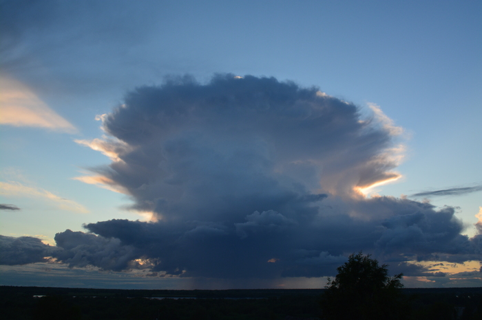 Thunderstorm - My, The photo, Thunderstorm, Clouds, Nature, Sky, The clouds