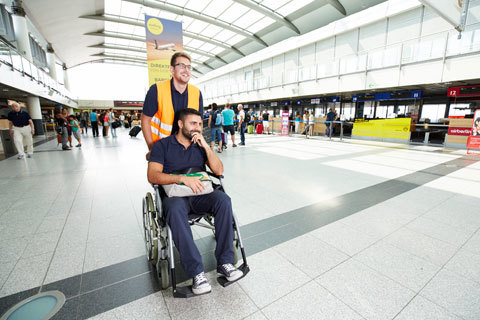 How to fly with limited mobility - My, Aviation, Flight, , Disabled person, Injury, Service, Stupidity