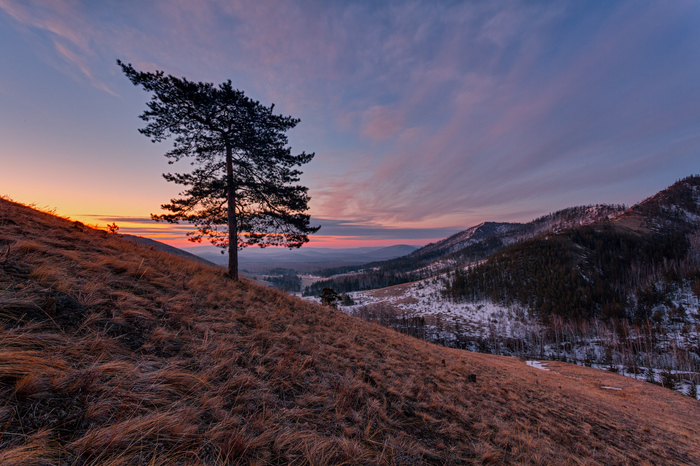 Good April morning on Nurali - My, Southern Urals, Bashkortostan, Landscape, April, Canon