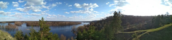 Немного панорам разлива реки Воронеж - Моё, Река, Рамонь, Разлив