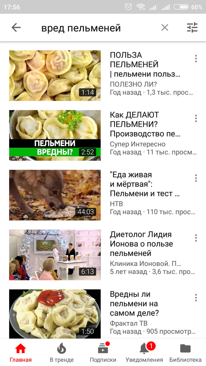 Some not so YouTube... - My, Dumplings, Screenshot, Youtube