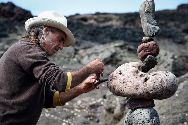 European Championships in laying stones in Dunbar (16 photos) - A rock, Shore, Scotland, Competitions, The photo, Longpost