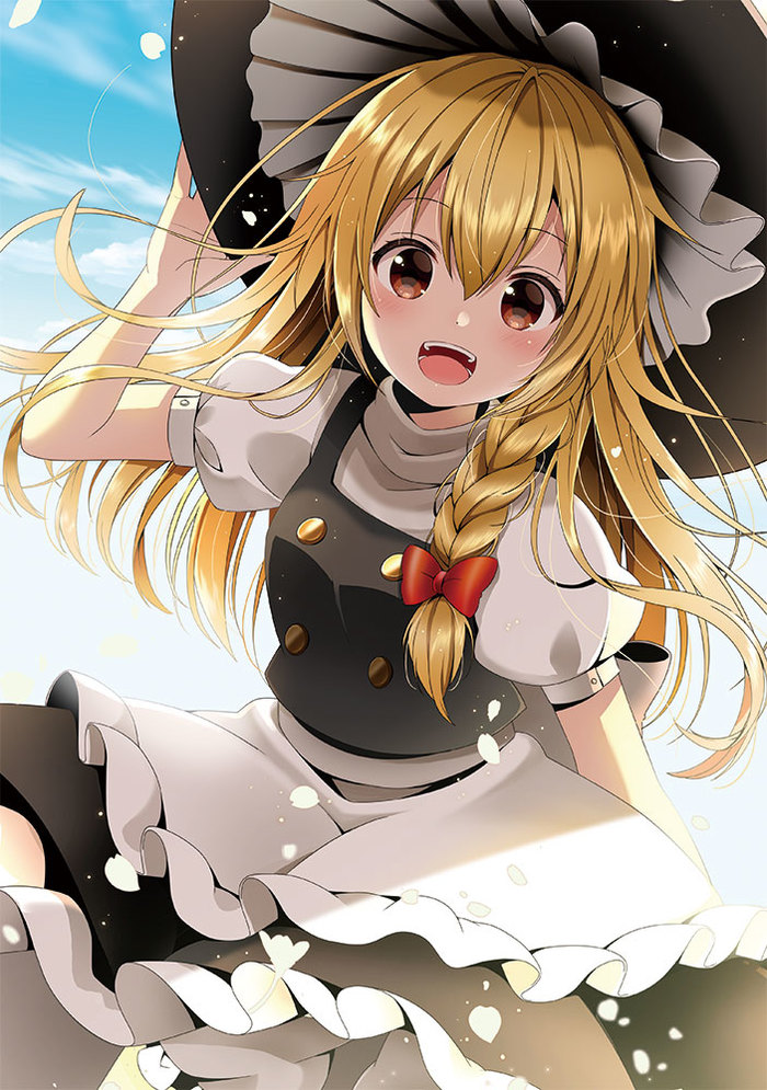 Marisa - Touhou, Kirisame marisa, Anime art, Anime, Not anime, Yuuka Nonoko