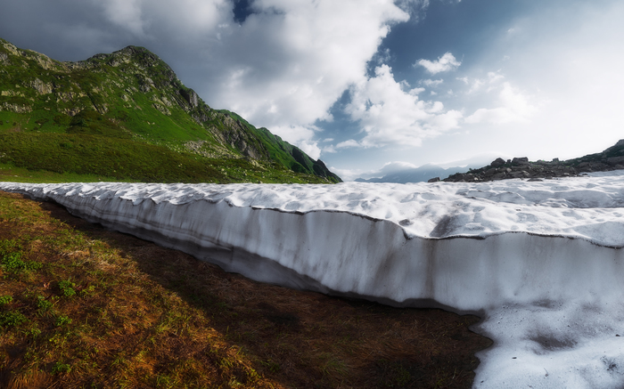 Граница зимы и лета The National Geographic, Фотография, Снег