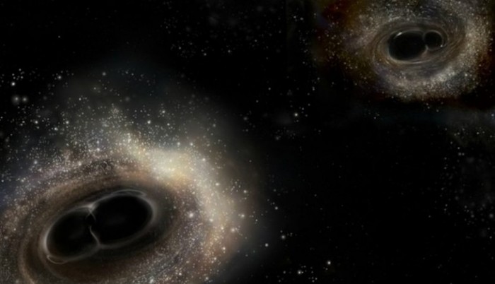 Gravity: why black hole mergers won't help find new dimensions #Part 5 - , Black hole, GIF, Longpost