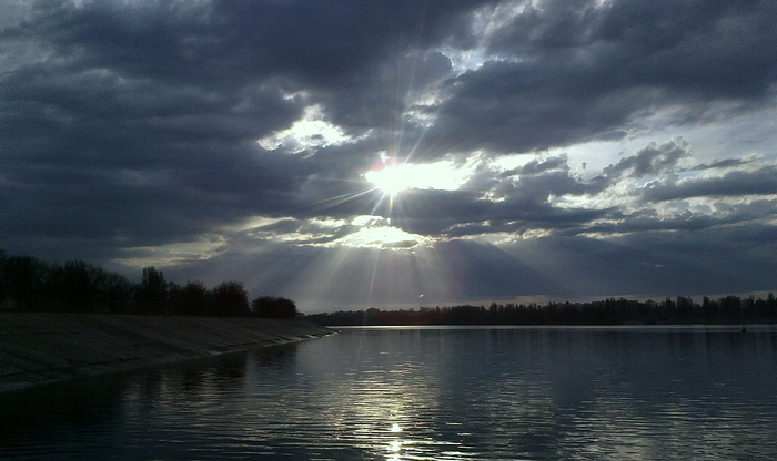 This morning in Balakovo - Balakovo, dawn, Volga, Morning, Volga river
