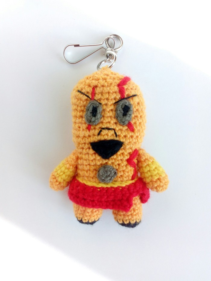 Kratos God Cookies - Amigurumi, Hobby, Crochet, Gamers, Kratos, God of war, My, Knitting, Longpost, Cookie