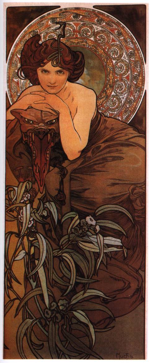 Разгребаем старый хард: часть 10 / Vol 3 Alphonse Mucha - Арт, Иллюстрации, Не мое, Alphonse Mucha, Ретро, Длиннопост