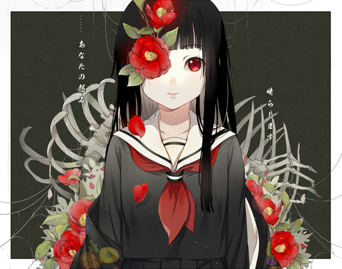 Hell girl - Anime, Anime art, Jigoku Shoujo, Enma Ai