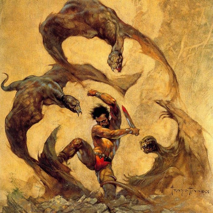 Frank Frazetta - Арт, Ретро фантастика, Frank Frazetta