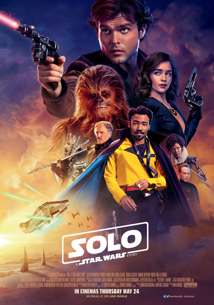 A selection of new posters - Movies, Poster, Han Solo, Jurassic world, , Don Quixote, Pablo Escobar, Killer 2 Against the World, Longpost