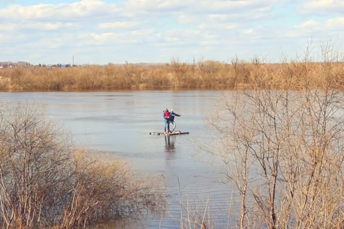 The guys thought - the guys did - Extreme, Tyumen, From nothing to do, Raft, No sooner said than done, Weekend