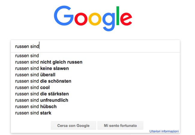 Russian are the scariest white
 - Google, Search, Russians, Longpost