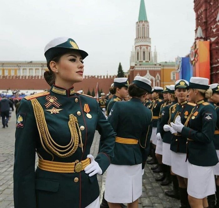 Who watched the Parade? - Victory parade, Girls, beauty, Form