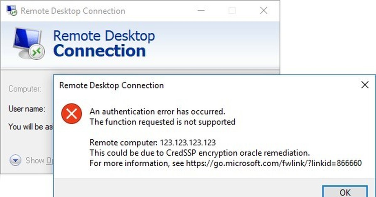 A connection error has occurred. RDP ошибка. CREDSSP ошибка. Оракула CREDSSP. Ошибка RDP CREDSSP.