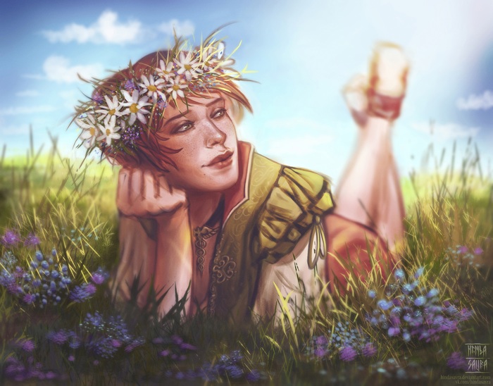 Summer is coming... - My, Witcher, The Witcher 3: Wild Hunt, Shani, Game art, Fan art