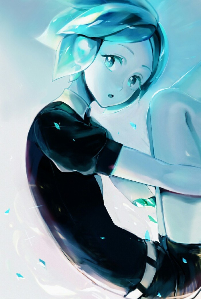 Phosphophyllite Anime Art, , , Houseki no kuni, Phosphophyllite