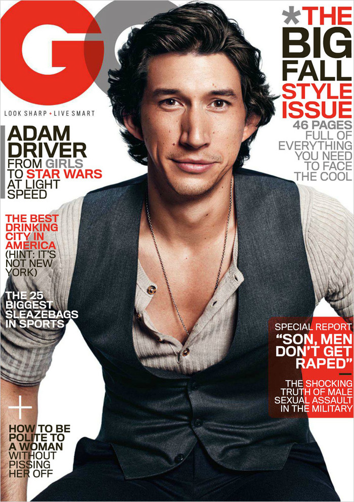 Adam Douglas Driver! - Men, Male beauty, Girls, Guys, The male, Actors and actresses, beauty, Longpost, Torso, Adam Driver