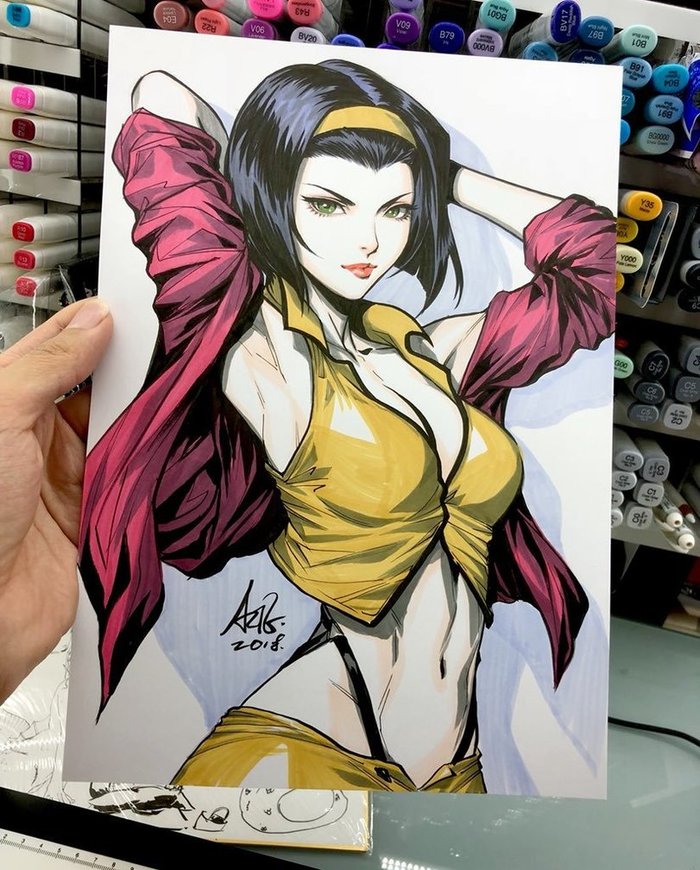 Faye Valentine Anime Art, , Cowboy Bebop, Faye Valentine, Artgerm