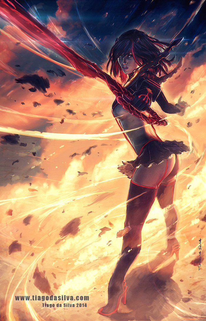 Matoi Ryuuko Anime Art, , Kill la Kill, Matoi ryuuko, Grafik