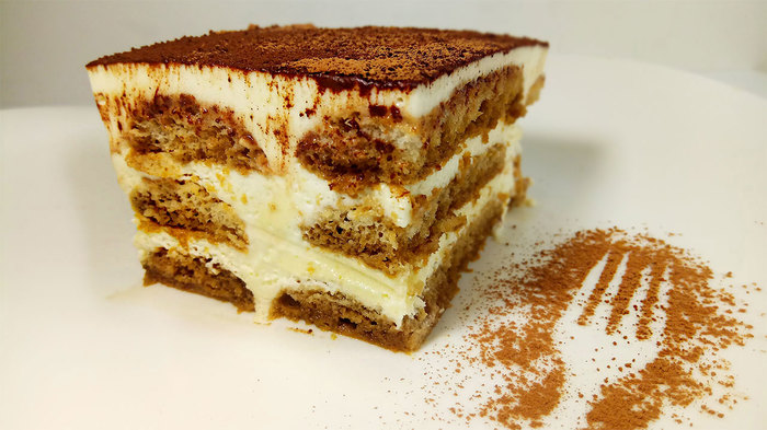 Cake Tiramisu - My, Cake, Tiramisu, No baking, Bakery products, Food, Recipe, Quickly, Yummy, Video, Longpost
