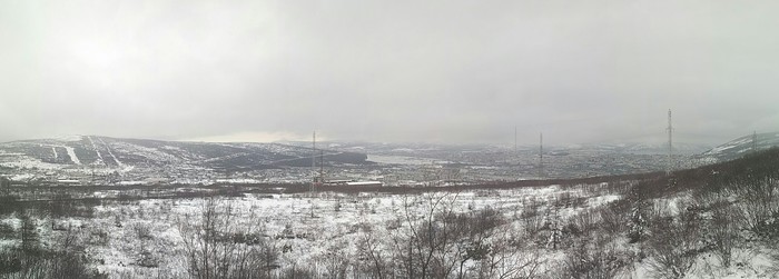 Summer is coming - My, Magadan, Summer, Snow