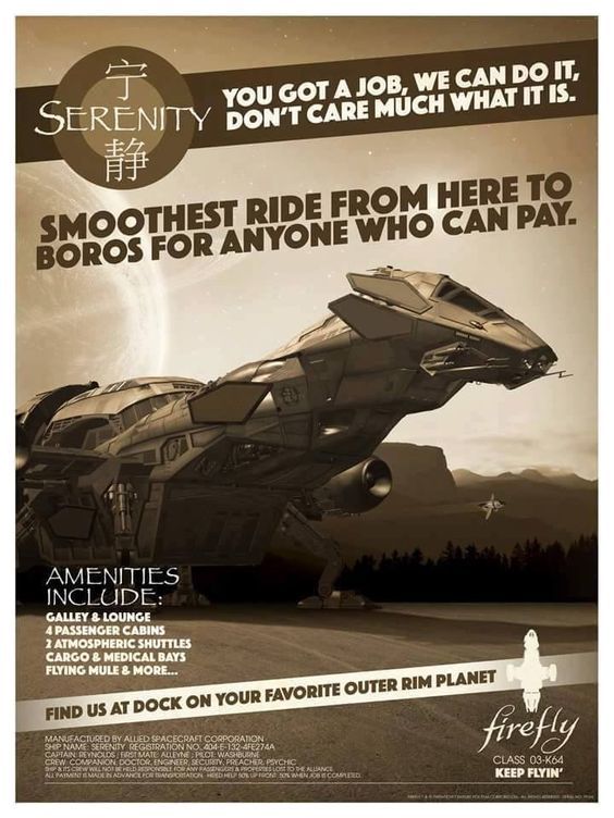 Serenity for hire Serenity, ,  