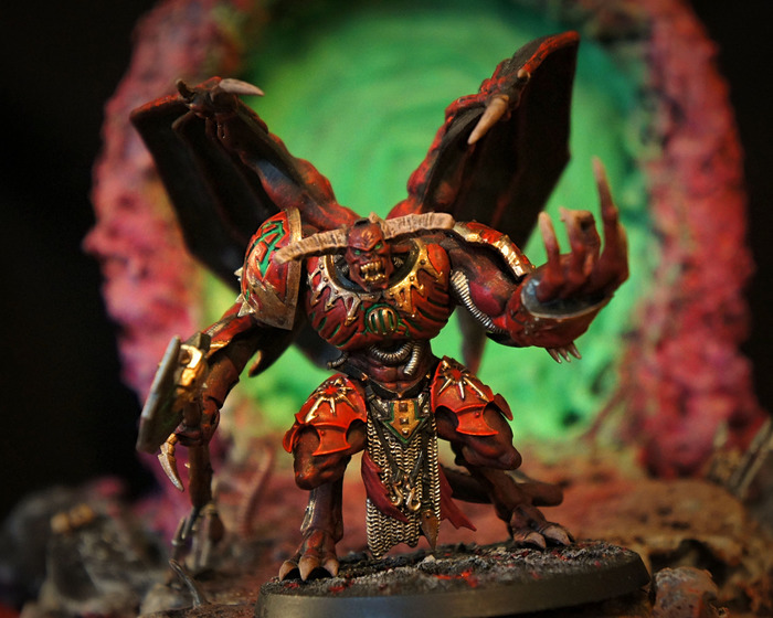 Demon Prince - My, Warhammer 40k, Painting miniatures, Chaos space marines, Demon prince
