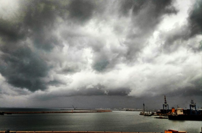 Before the storm - My, Thunderstorm, Sky, The clouds