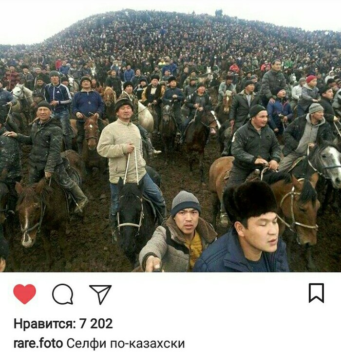 Selfie - Selfie, Horses, Kazakhstan