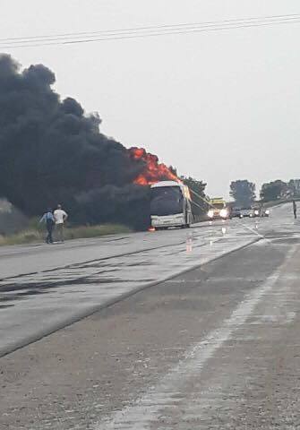 In Greece, lightning struck a bus with passengers - Incident, Greece, Bus, Lightning, Fire, Риа Новости, Longpost, news