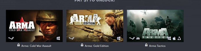 На HumbleBundle вышел новый arma 2018 бандл. - Arma, Humble Bundle, Steam, Бандл