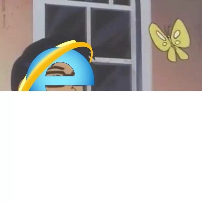 It?.. - Is This a Pigeon?, Anime, Memes, Internet Explorer
