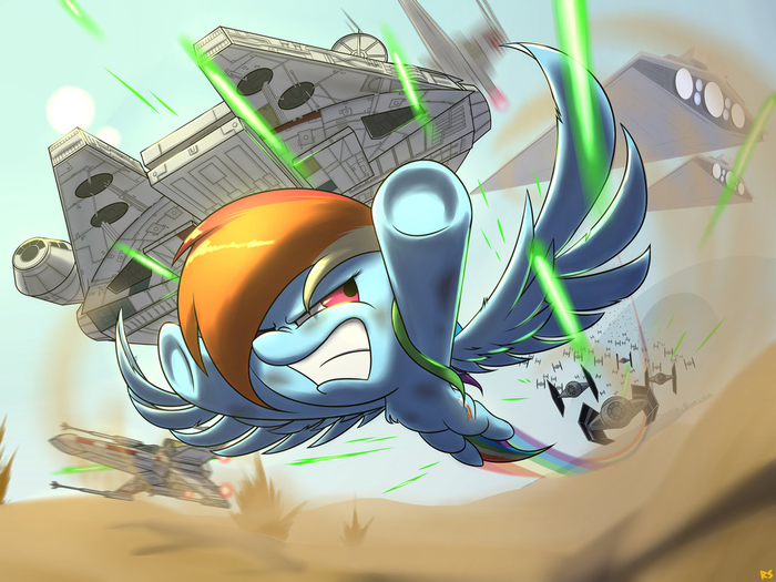  My Little Pony, Rainbow Dash, Star Wars, , ,  