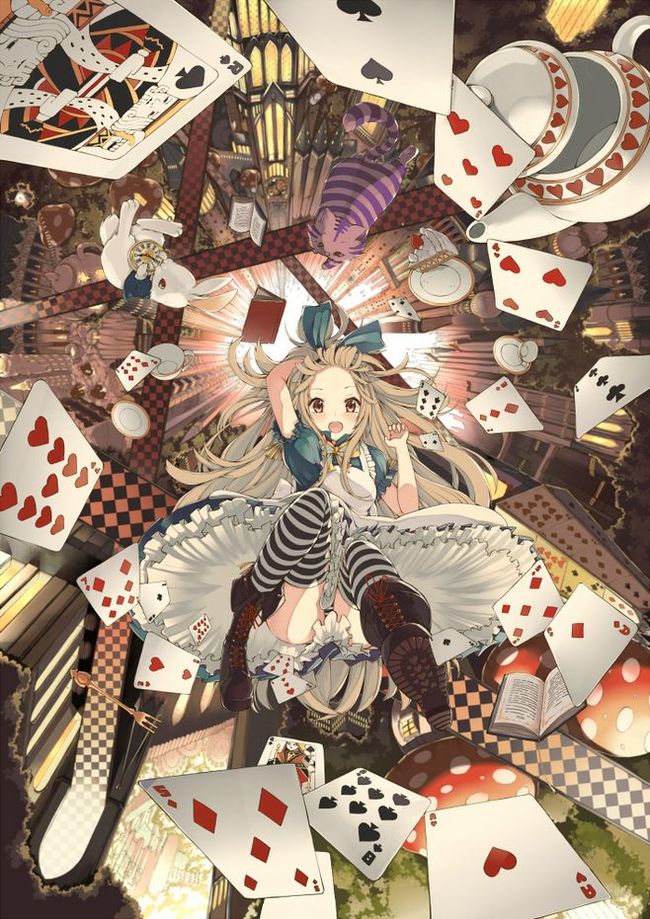 Anime Art - Anime art, Alice in Wonderland