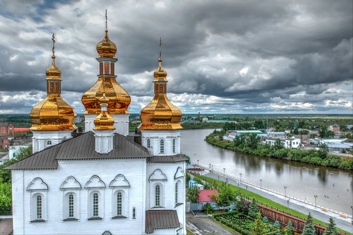 Свято-Троицкий монастырь - Монастырь, Тюмень, Моё, Фотография, HDR, DJI Spark