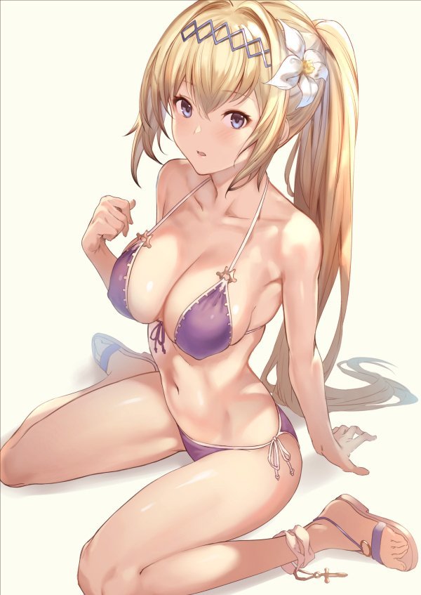 Anime art - NSFW, Jeanne Darc, Anime Art, Solo0730, Granblue Fantasy, Аниме