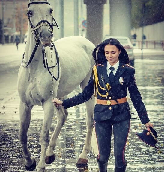 I will go out into the field with a horse ... - Society, Beautiful girl, Russia, Horses, Form, beauty, The photo