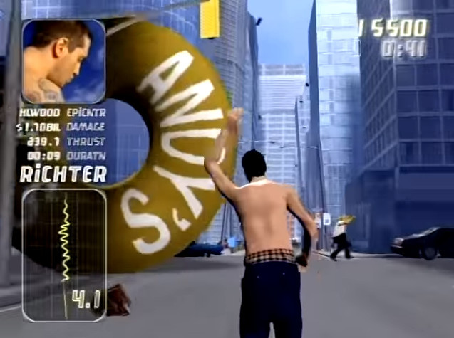 What game was in the Red Hot Chili Peppers' Californication video? - My, Red hot chili peppers, Clip, Games, Nostalgia, Gta, Childhood, 2000s, Retro Games, GIF, Longpost